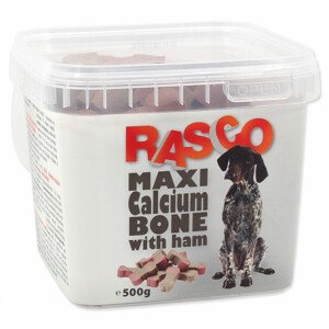 Pochoutka RASCO Dog kosti kalciové se šunkou - Zákaznícke dni 28.3. – 30.4.2024