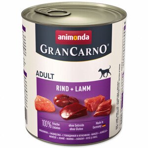Konzerva ANIMONDA Gran Carno hovězí + jehně - Zákaznícke dni 28.3. – 30.4.2024