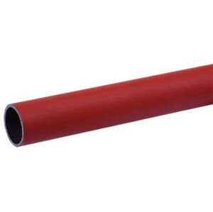 Trubka 1"x2,9mm svařovaná, atest na plyn, červená