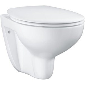 GROHE BAU CERAMIC WC závěsné 368x531mm, bezokrajové, hluboké splachování, sedátko se softclose, bílá