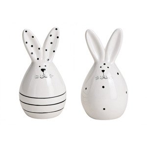 Bílo-černý velikonoční králík RABBIT WHITE - různé varianty