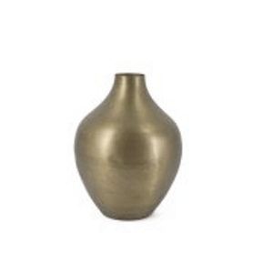 Zlatá kovová váza KOLONY GLOBE 29,5 cm