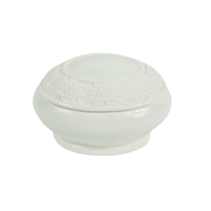 Bílá porcelánová miska s víčkem BAKJA