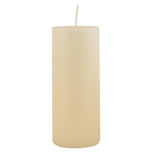IB Laursen Bílá sloupová svíčka OFF WHITE 15 cm