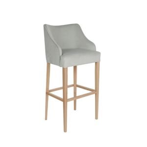 Snap Bari - volitelná výška barová židle šedá