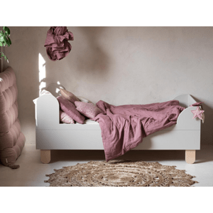 Wood Luck Dětská jednolůžková postel se dvěma čely BASIC Zvolte barvu: Kašmírová, Zvolte rozměr: 90x200 cm