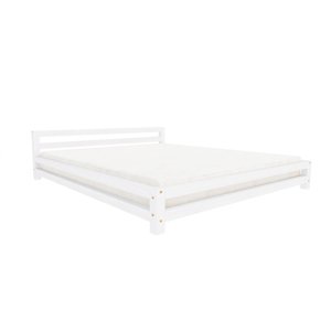 Benlemi Dvoulůžková postel MODERN Zvolte barvu: Bílá, Rozměr: 180 x 200 cm