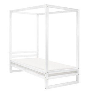 Benlemi Jednolůžková postel BALDEE Zvolte barvu: Bílá, Rozměr: 120 x 200 cm