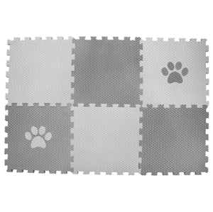 Vylen Pěnová puzzle podložka pro psy TLAPKA ze 6 podlahových dílů