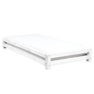 Benlemi Jednolůžková postel JAPA Zvolte barvu: Bílá, Rozměr: 80 x 200 cm