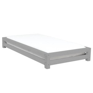 Benlemi Jednolůžková postel JAPA Zvolte barvu: Tmavě šedá, Rozměr: 90 x 200 cm