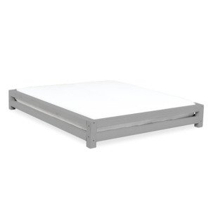 Benlemi Dvoulůžková postel JAPA Zvolte barvu: Tmavě šedá, Rozměr: 160 x 200 cm