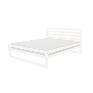 Benlemi Dvoulůžková postel DELUXE Zvolte barvu: Bílá, Rozměr: 180 x 200 cm