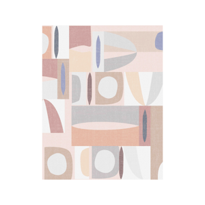 Marburg Moderní minimalistická tapeta GEOMETRIE barevná Varianta: část B (212 cm)