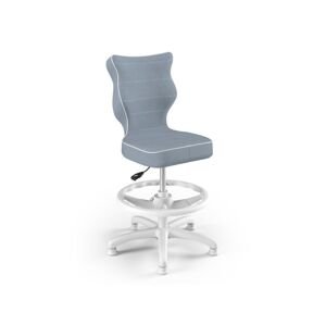 Entelo Ergonomická židle bez koleček pro děti k psacímu stolu MODRÁ Rozměr: dítě 119 - 142 cm (výška stolu 68 - 81 cm)