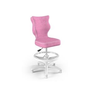 Entelo Pohodlná dětská židle bez područek k psacímu stolu RŮŽOVÁ Rozměr: dítě 133 - 159 cm (výška stolu 70 - 82 cm)