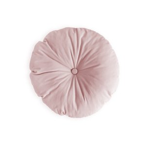SenLove Dekorační bavlněný polštář KNOFLÍK Zvolte barvu: Světle růžová