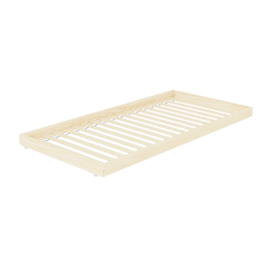 Benlemi Dřevěná výsuvná přistýlka SLEEP pod postel na kolečkách Zvolte barvu: Bílá, Zvolte rozměr: 90x180 cm (pod postel 90x190 cm)