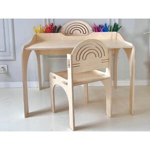 Myminihome Židle RAINBOW ze dřeva do dětského pokoje Zvolte barvu: Béžová