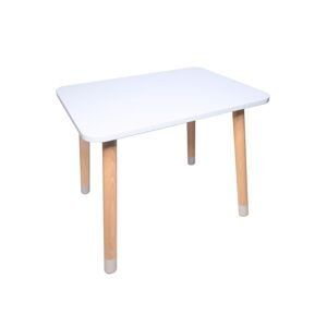 Manibox Dřevěný dětský stoleček + jméno ZDARMA Zvolte barvu: Bílá, Zvolte rozměr: 40x60 cm